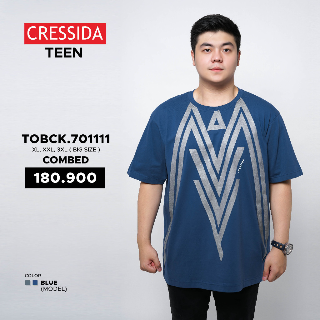 Kaos Cowok Cressida Big Size - TOBCK.701111