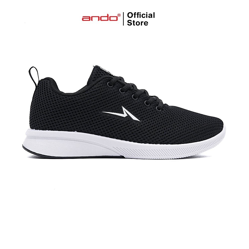 rw56ty Ando Official Sepatu Sneakers Bsc 35 Wanita Dewasa - Hitam/Putih