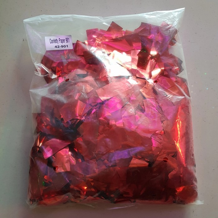 Confetti Paper Warna Merah / Red 42-901