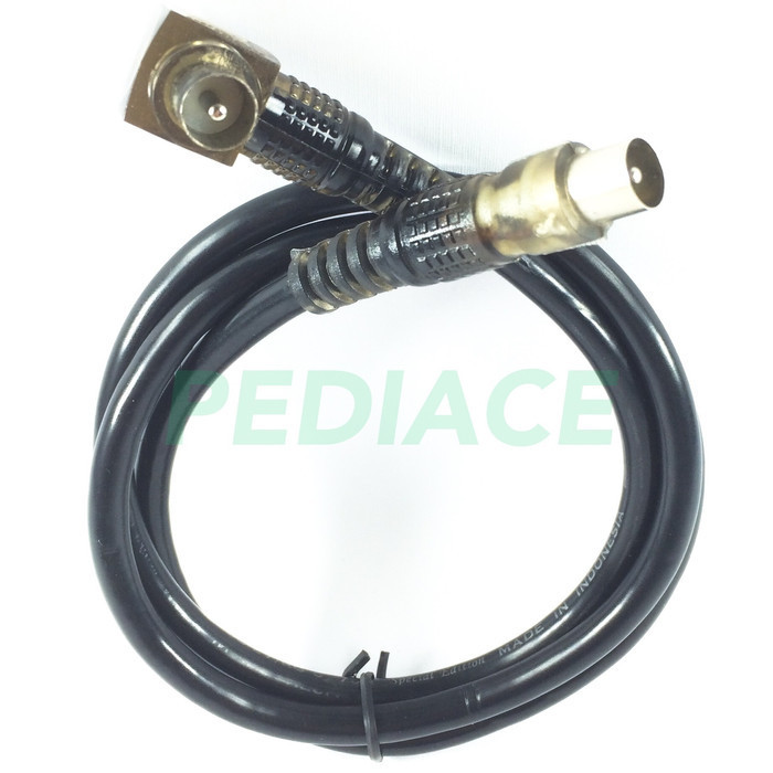 Kabel Antenna TV 1M KITANI With Jack TV / Coaxial Cable Male to L Male