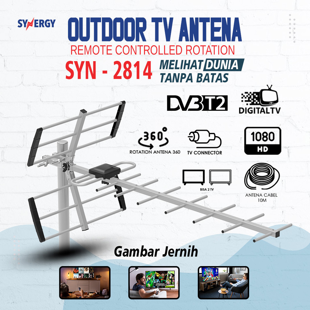 SYNERGY ANTENA DIGITAL OUTDOR SYNERGY SYN-HD2814