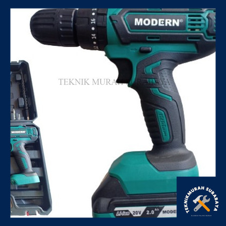 Modern  Mesin Bor Tembok Cordless  Impact Drill Cas Baterai M 16 M16 SET