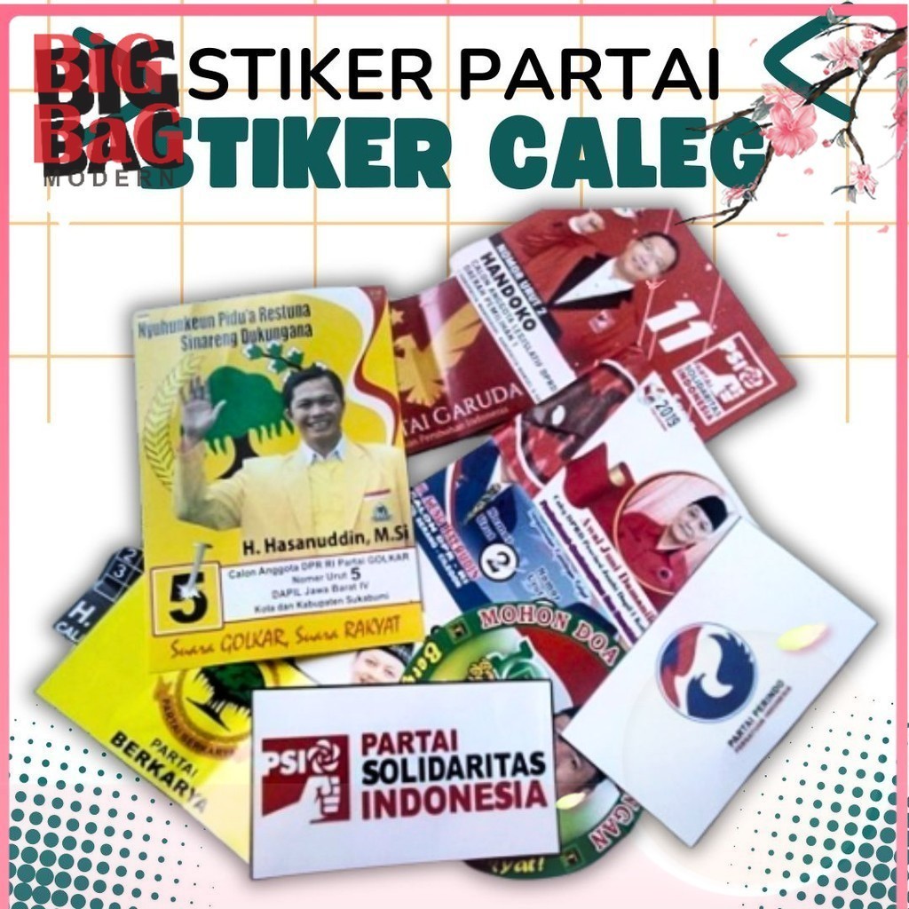 

BIGBAGPRINT- STIKER PARTAI STIKER CALEG STIKER MURAH