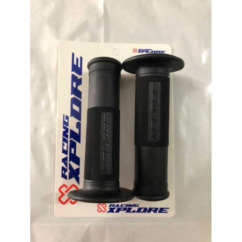 [ DELSER MOTOR ] TERLARIS GRIP MOTOR HITAM RACING XPLORE SUPER SOFT HANDFAT HANDGRIP HANFAT SARUNG G