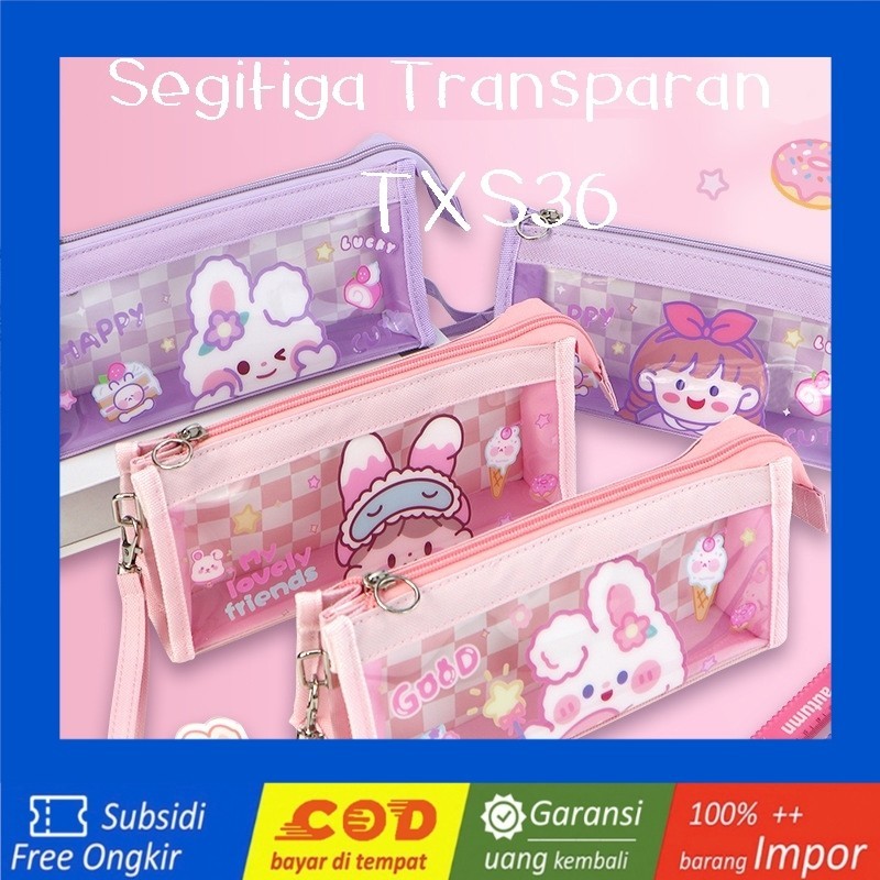 

TXS36 TEMPAT PENSIL SEGITIGA TRANSPARAN KOTAK PENSIL TEMPAT PEN KOTAK PEN TEMPAT PENSIL WARNA