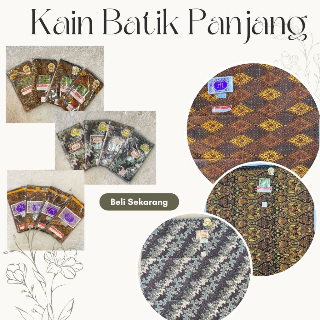 Kain Panjang - Kain Mataram - Batik Mandala - Kain Gendong Bayi - Kain Panjang Batik Premium / N O