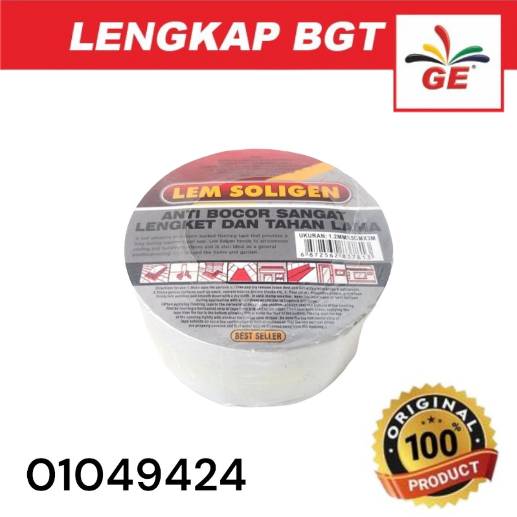 SOLIGEN Lem Seng / Lem Asbes / Lem Soligen - Lem Anti Bocor / Lem Kuat Merekat - 01049424