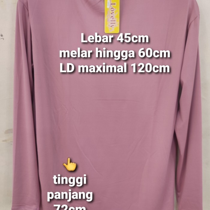 promo ✨ -Manset Baju Jumbo | Manset Jumbo Polos | Baju Manset Spandek - Putih, XXL
