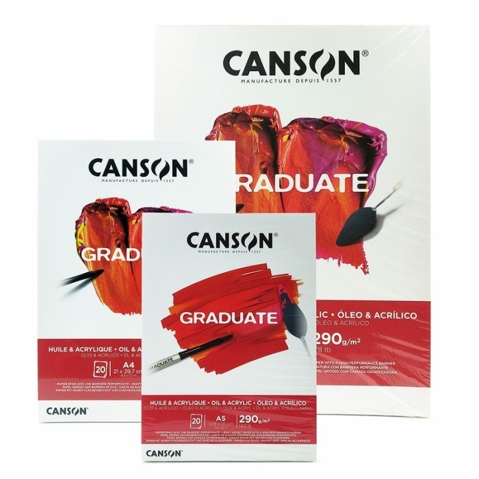 

CANSON Graduate Pads For Oil Acrylic A4 400110380