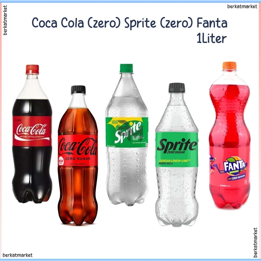 

Coca Cola Sprite Fanta Zero Low No Non Sugar Tanpa Rendah Gula 1 Liter Botol Dus Kecil 12 250ml 390ml Kaleng Krat Grosir Isi 1.5 2 Lusin Karton