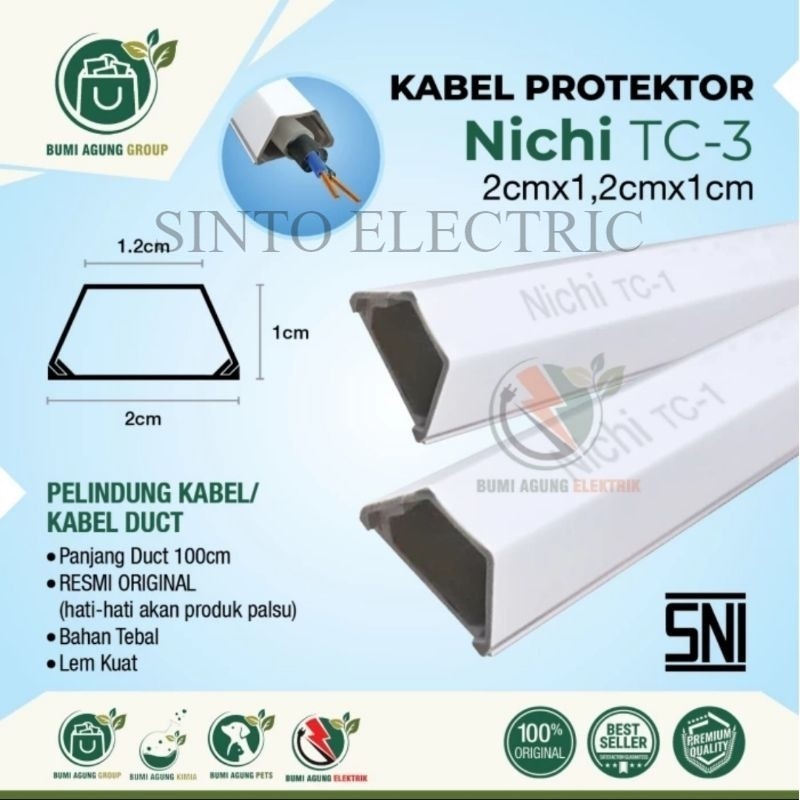 NICHI Pelindung Kabel TC 3 Kabel duct TC 3