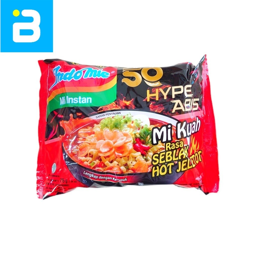 

Indomie Hype Abis Seblak Hot Jeletot 75 G