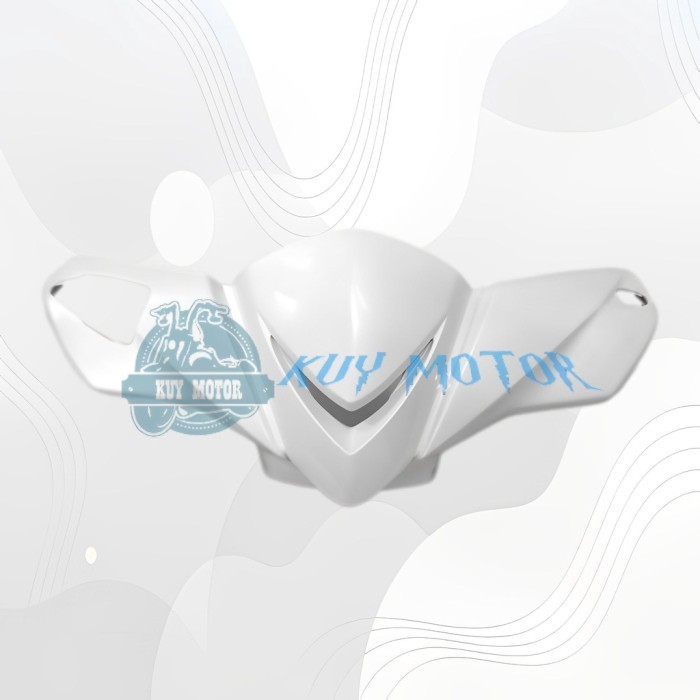 Batok Kepala Depan Motor Honda Blade 110 Lama 2008 - 2011 Hitam Putih - Putih