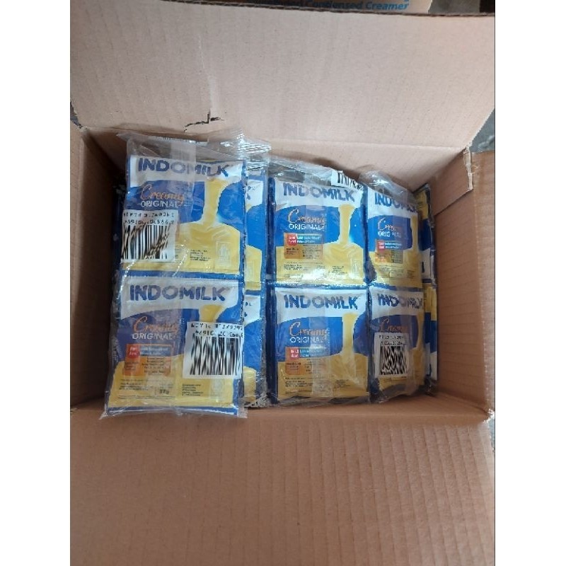 

Indomilk creamy original 37g 120 pcs 20 rtg /dos susu MURAH