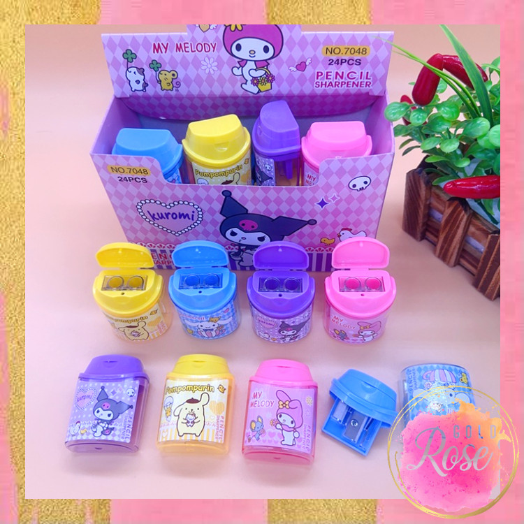 

ℛ - S6398 Peraut Pensil 2 Lubang / Pencil Sharpener Motif Karakter