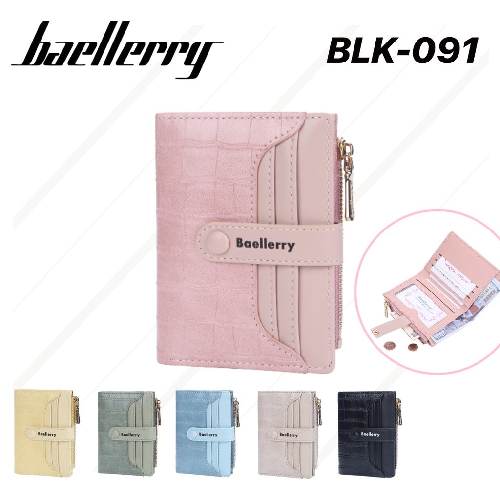 BAELLERRY BLK091 DOMPET WANITA KECIL LIPAT PENDEK BAELERRY IMPORT PREMIUM KEKINIAN