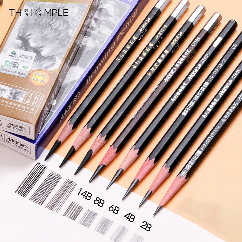 

Pensil Sketsa Arang Maries Charcoal Pencil/Sketch Pensil/Sketsa arang seni- Thimple