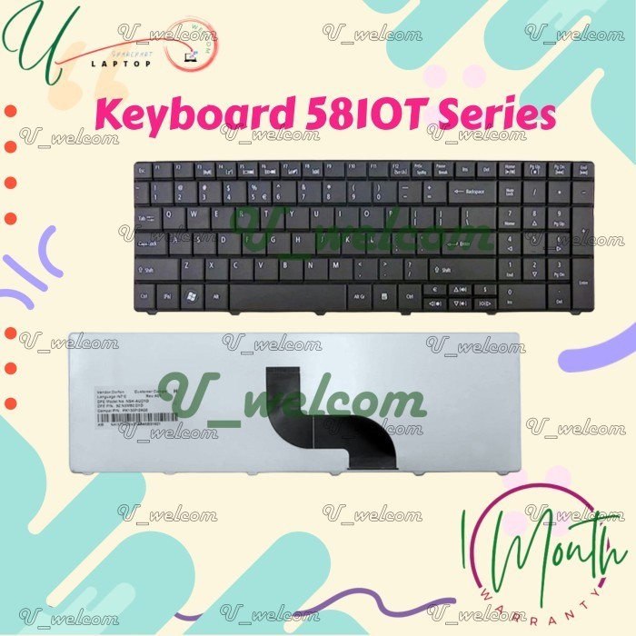 Key Keyboard E1-531G E1-571 E1-521 E1-531 E1-571G Series