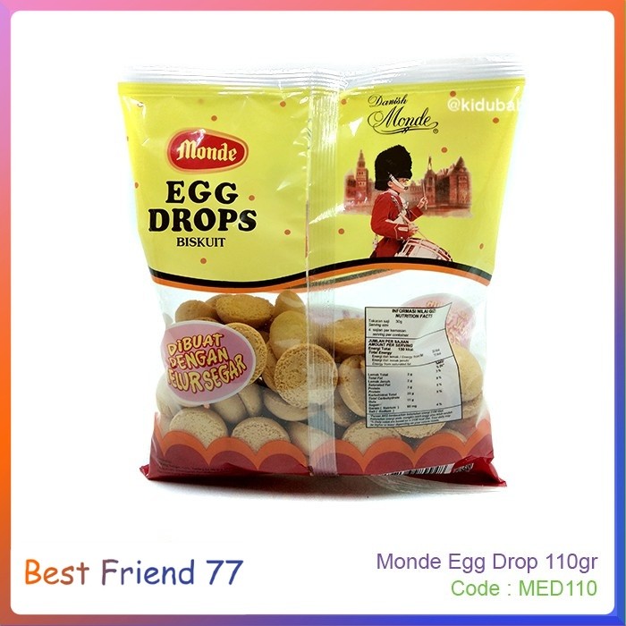 

BIG SALE !!! PROMOO !!! Monde Egg Drop 110gr Biskuit Cemilan / Cemilan Sehat dll (khusus ibunya)