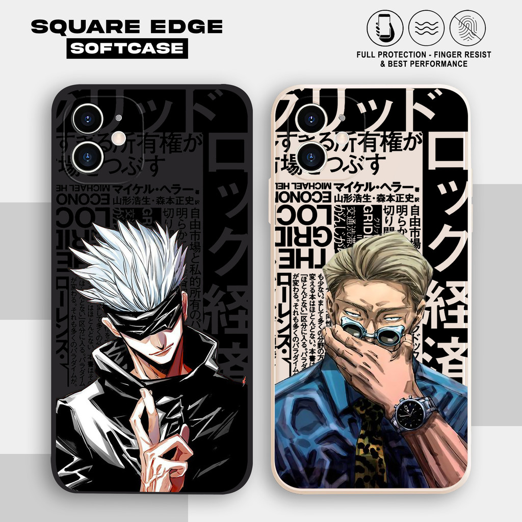 Case Vivo Y12 Y15S Y20 Y21 V20 V15 Y22 Y30 Motif Jujutsu Kaisen CA415 Casing Karakter Anime Terlaris