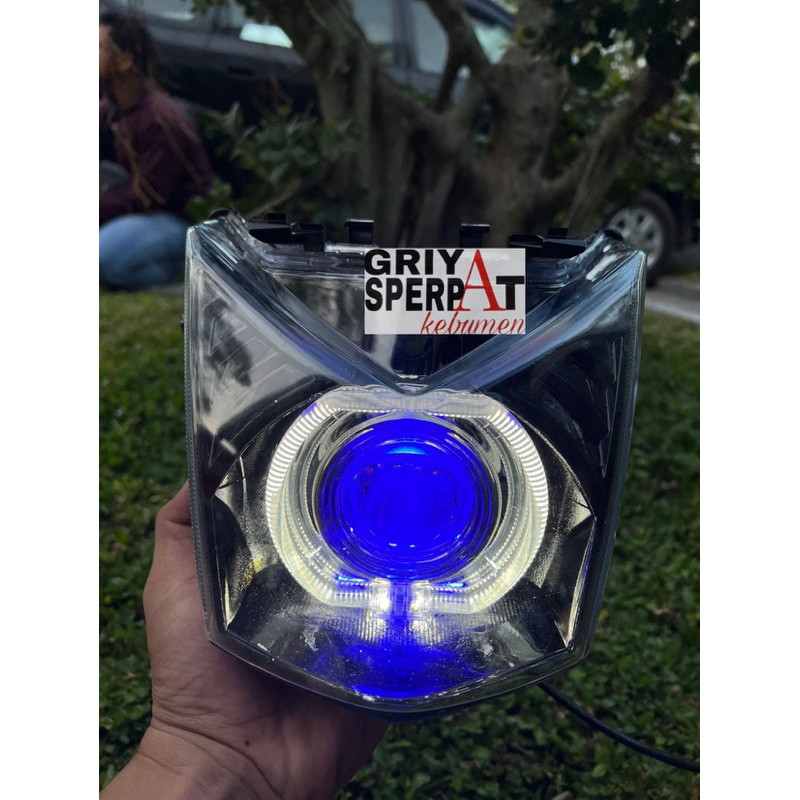 REFLEKTOR LAMPU DEPAN BEAT FI 2012-2014 BILED LED