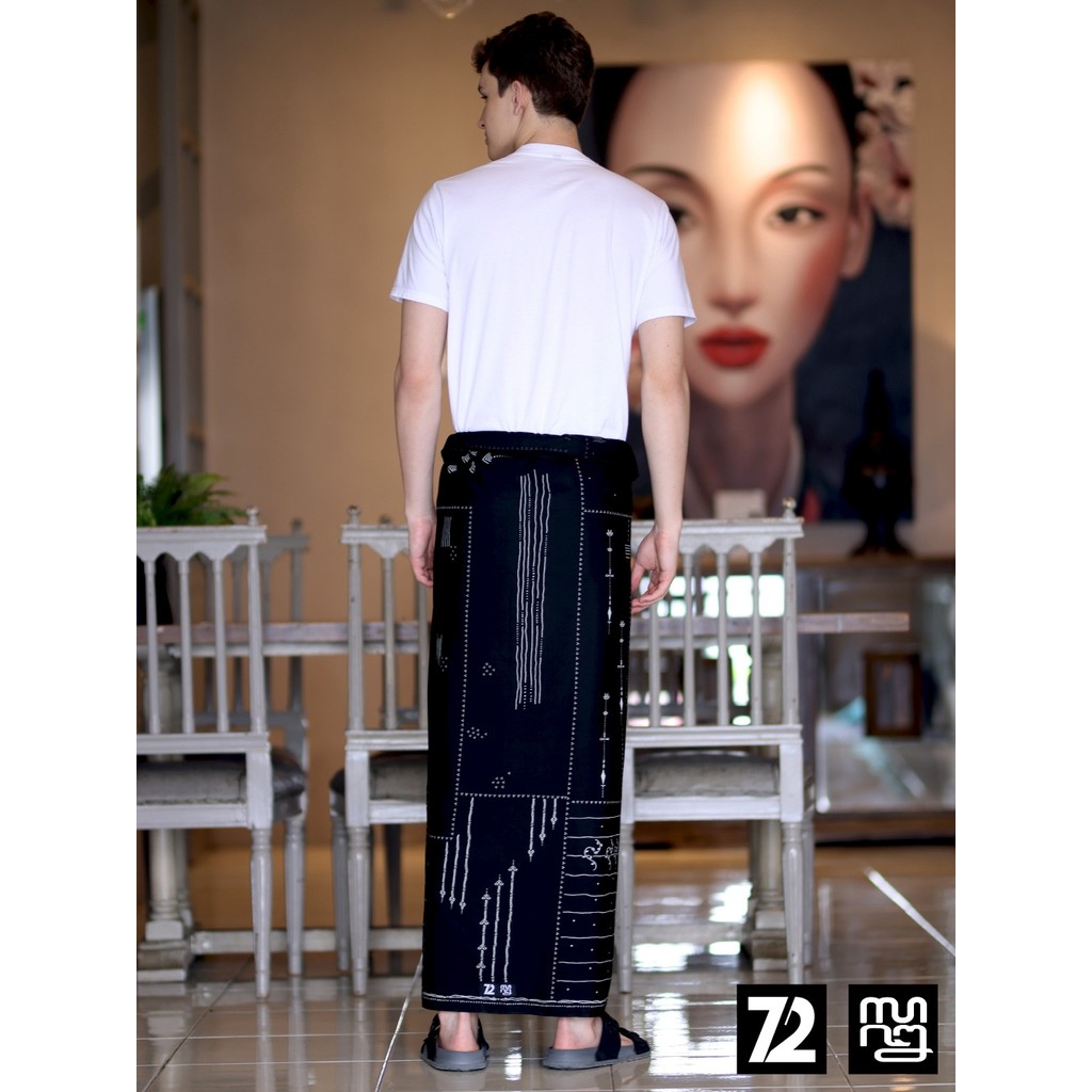 big promo sarung batik motif mata rasa hitam putih 72 batik x pisalin 724739 cap 72