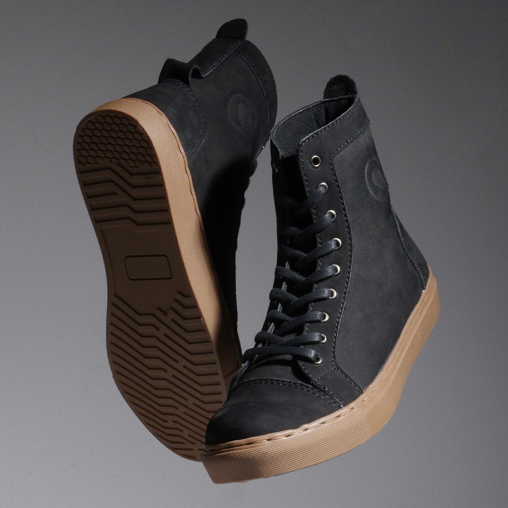 Sepatu Boots Pria (KULIT ASLI)  Casual Boot Cowok ORI KHAFRA BLACK AURIERMAX x GREATA