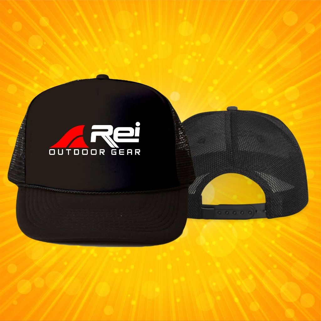 TOPI JARING LOGO AREI OUTDOOR GEAR BAHAN PREMIUM MURAH