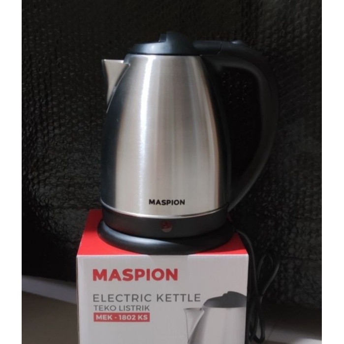 Kettle teko Listrik MASPION MEK1802KS 1.8liter bergaransi resmi original