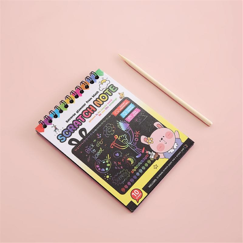 

Fun Scratch Painting Cute And Funny Cozy School Supplies Kindergarten Scratch Paper Safety And Environmental Protection