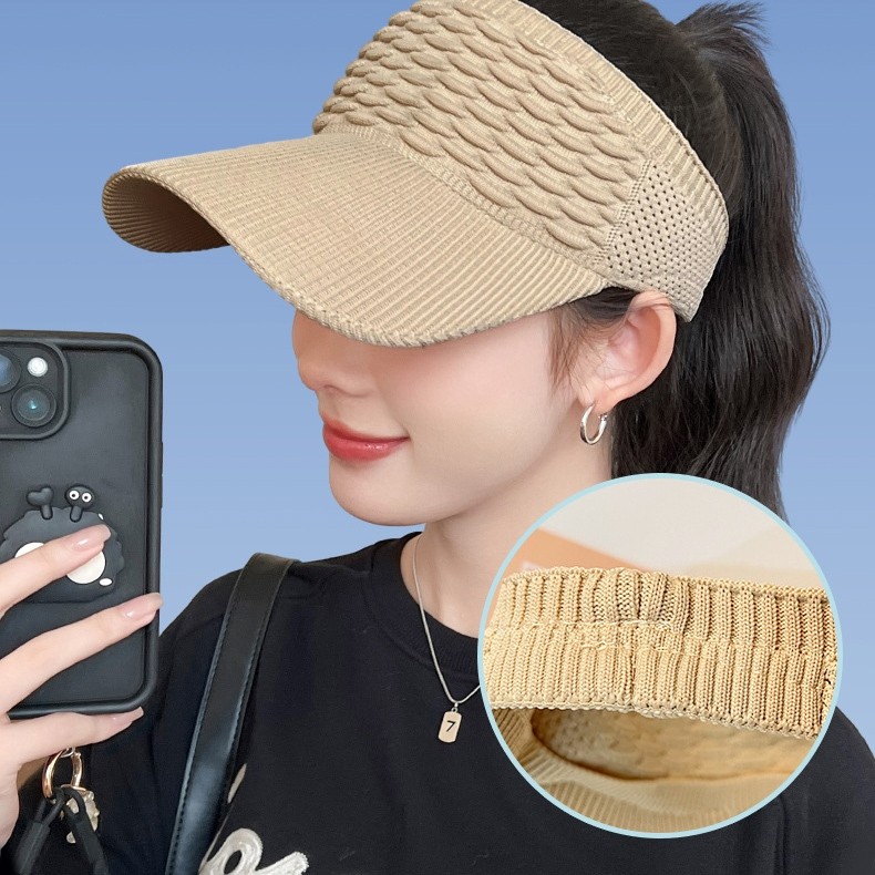 Topi Fashion murah Baseball Kosong Bahan Rajut Warna Polos untuk Pria / Wanita topi jilbab