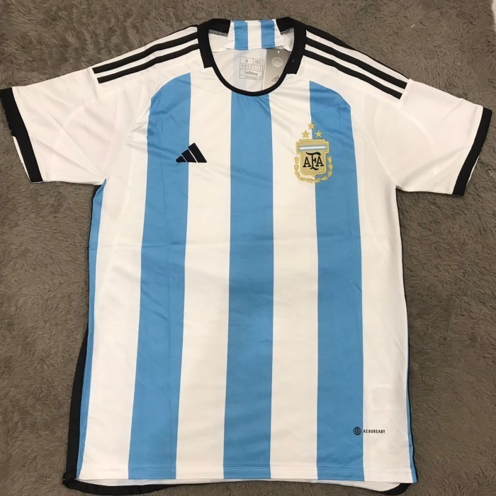 JERSEY BAJU BOLA ARGENTINA HOME 2022 GRADE ORI - XXL