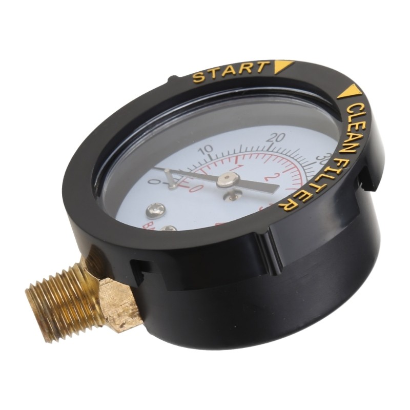 2" Start & Clean Filter Pressure Gauge Water Pressure Gauge Pool Filter Gauge G5AB