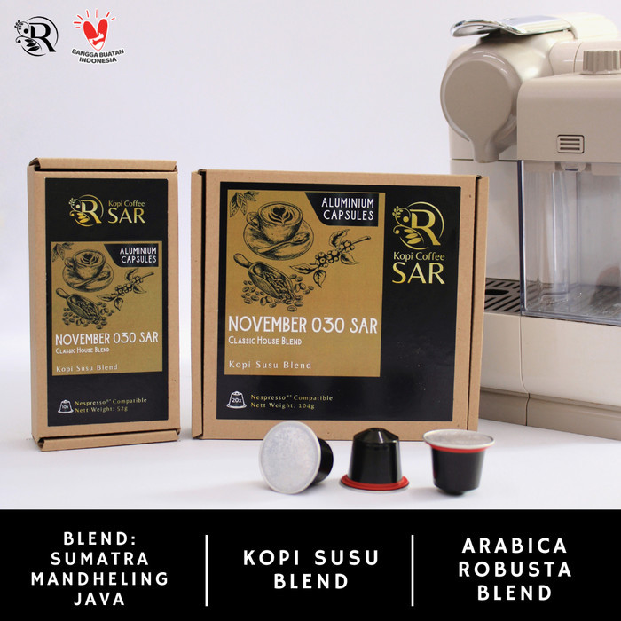 

KOPI KAPSUL NESPRESSO® - NOVEMBER 030 SAR NESPRESSO® COFFEE CAPSULE - 10 Kapsul