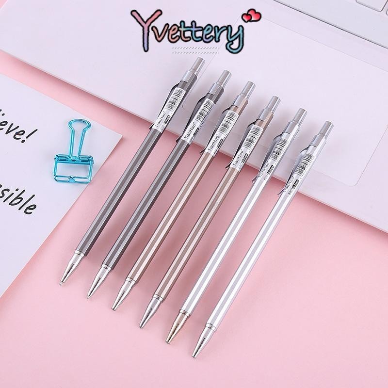 

️Pensil Mekanik 0.5-0.7mm 3 Warna Fashion Pensil Mekanik Batang Tipis Kelas Tinggi Menengah Rendah Pegangan Yang Baik Perlengkapan Kantor Siswa COD