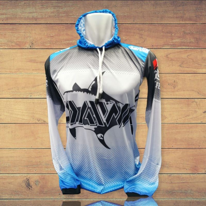 Kaos jersey mancing mania kupluk hoodie printing