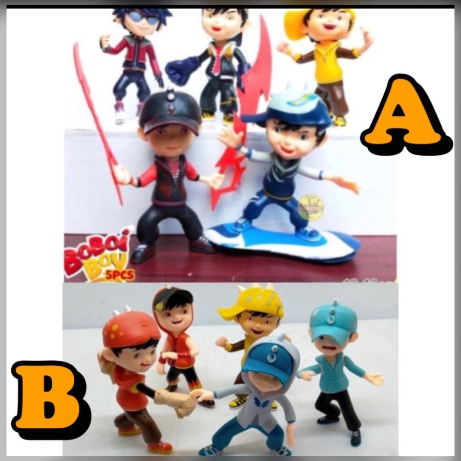 GH15M Action Figure Boboiboy isi 5 - Boboboy Set 5