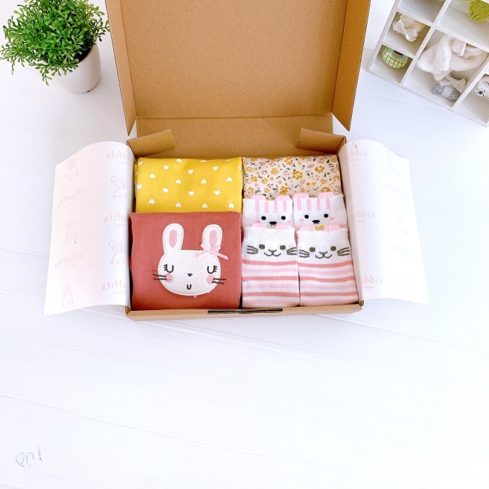 

DISKON hampers bayi perempuan/hampers baby/kado bayi/parcel bayi/baby giftset - Rabbit