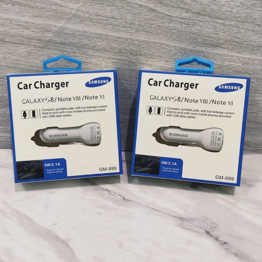 (MSA) Car Charger Samsung S8 / Batok Saver Samsung S8 5W Pengisi Daya HP Charger Mobil Doubel Port U