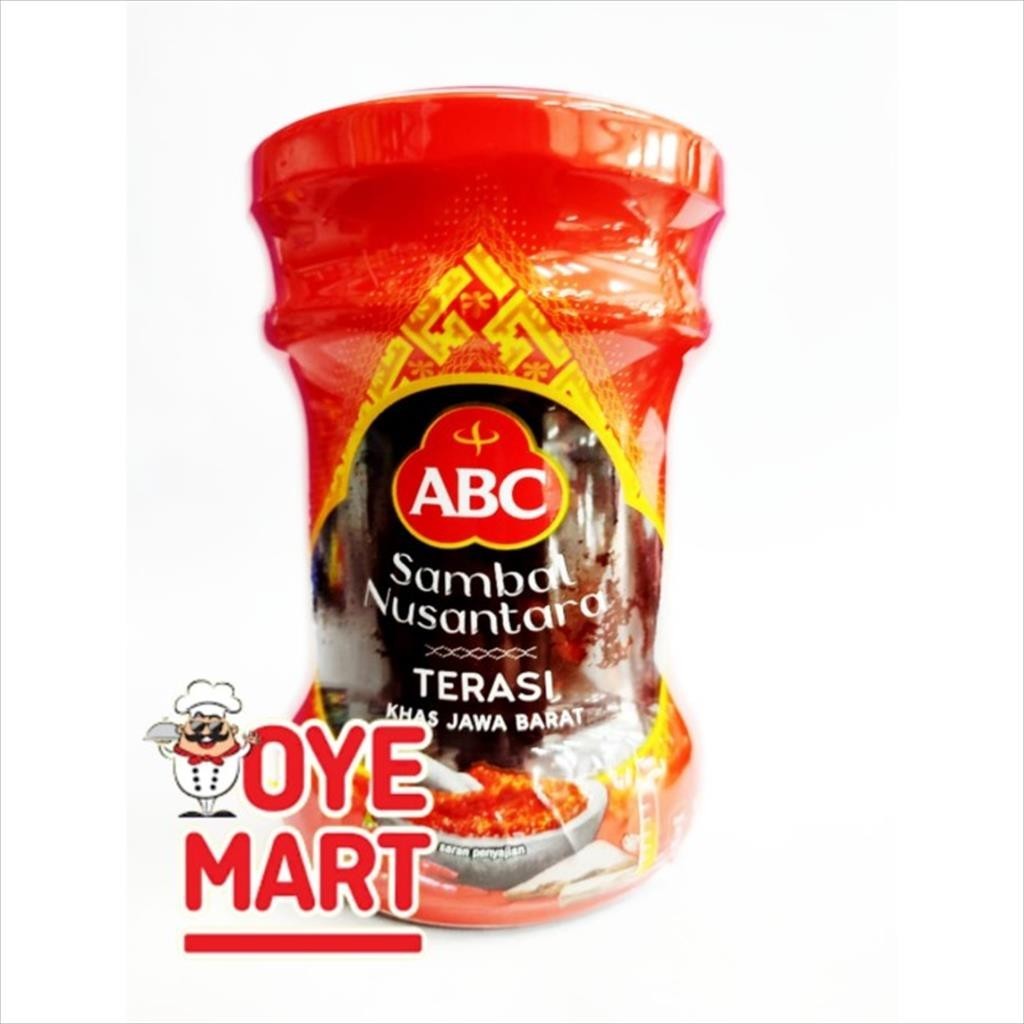 

ABC SAMBAL TERASI 180GR/ABC SAMBAL NUSANTARA TERASI