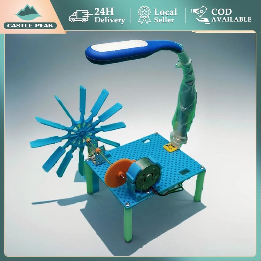 Kit Edukasi Water Turbine Generator / Baling-Baling Kincir Air /Miniatur Kincir Air / Plta Mini / Pr