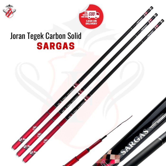 Joran Tegek 8H Ujung Carbon Solid 86 Cm Fukushima Sargas Action Kaku - 300