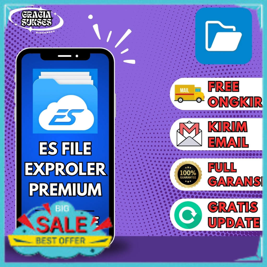 PROMO ES File Explorer Pro Premium Lifetime Bergaransi Selamanya