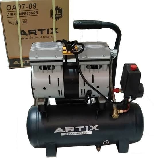 Kompresor Angin Listrik Portable Oilles Silent ARTIX 9L