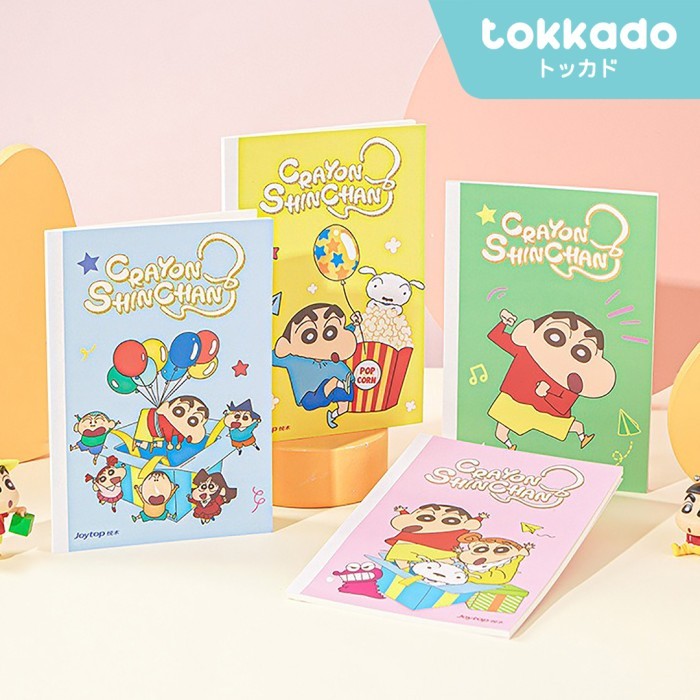 

TOKKADO Shinchan Buku Tulis A5 Catatan Notebook Anak Sekolah Sinchan Lucu