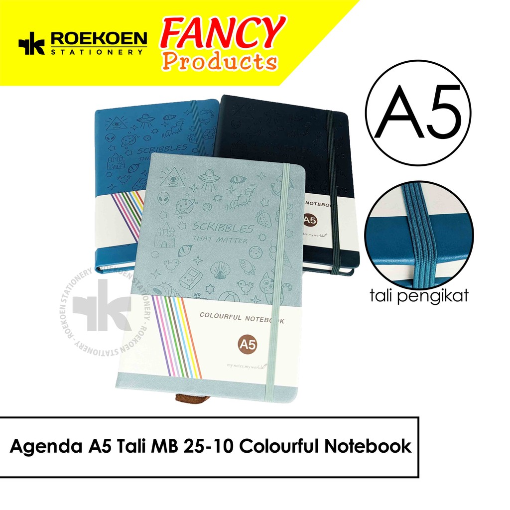 

Agenda A5 Tali MB 25-10 Colourful Notebook