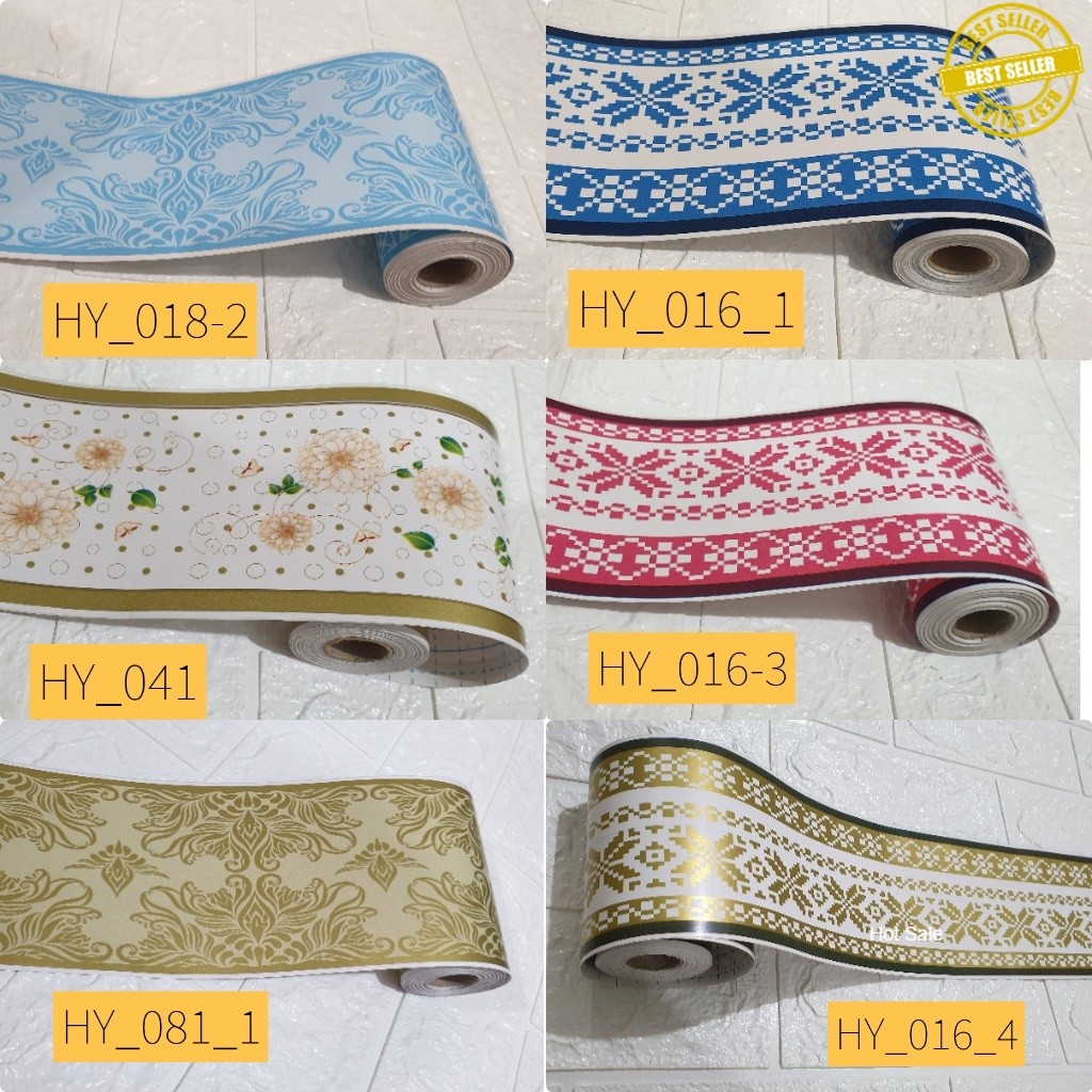 List Border Wallpaper Sticker Dinding List Border Dinding 10,5cm x 10M - List Wallpaper