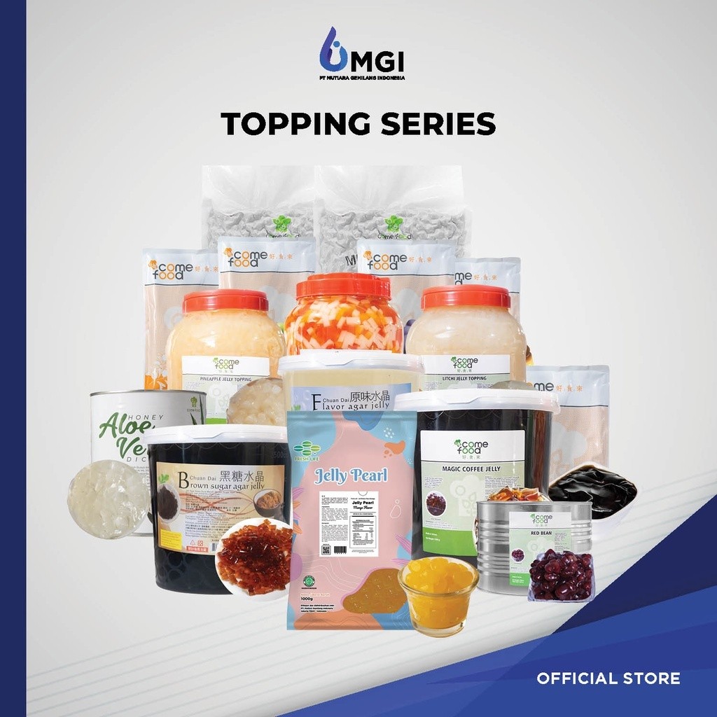 

Mutiaragemilang.id TOPPING MINUMAN - Comefood Topping Minuman Kekinian Premium Import MGI