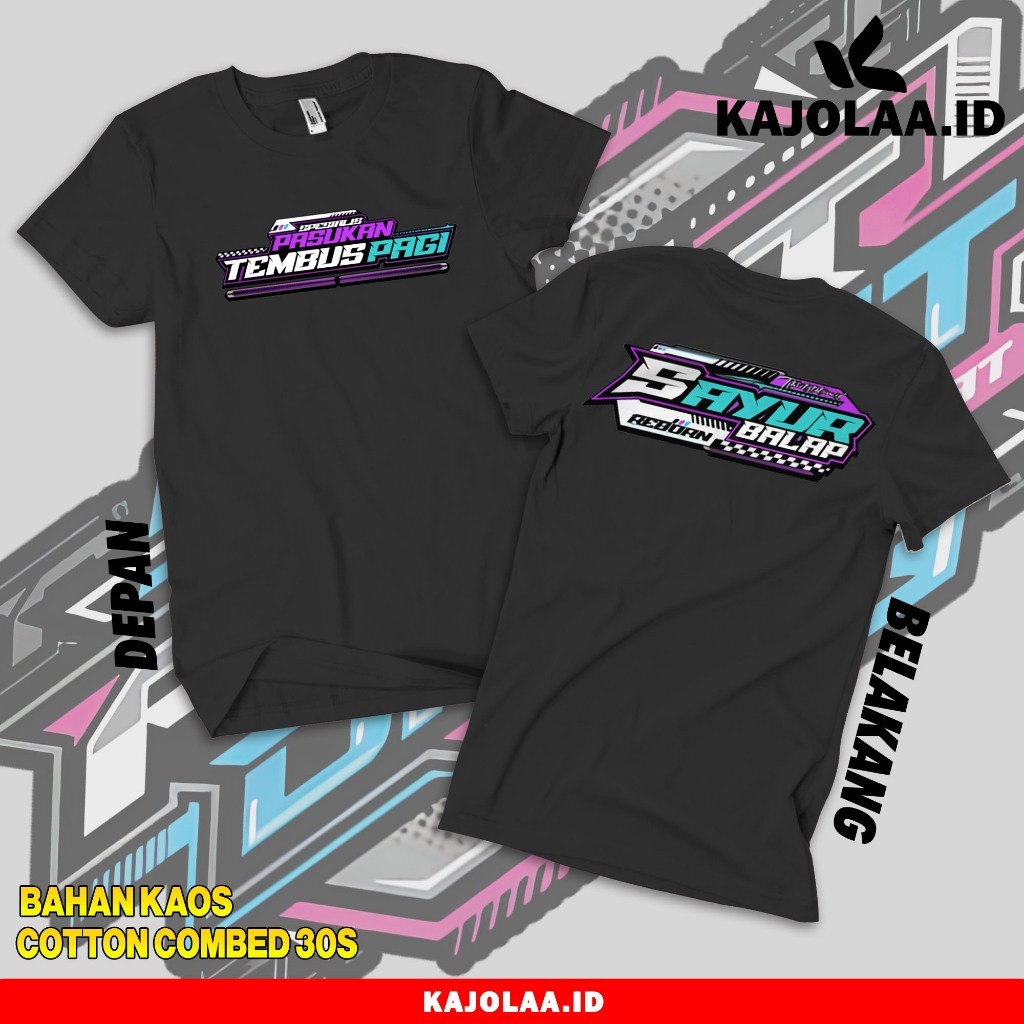 Kajolaa.id ( BISA COD ) Kaos Sayur Balap Reborn New Design - Kaos sayur balap