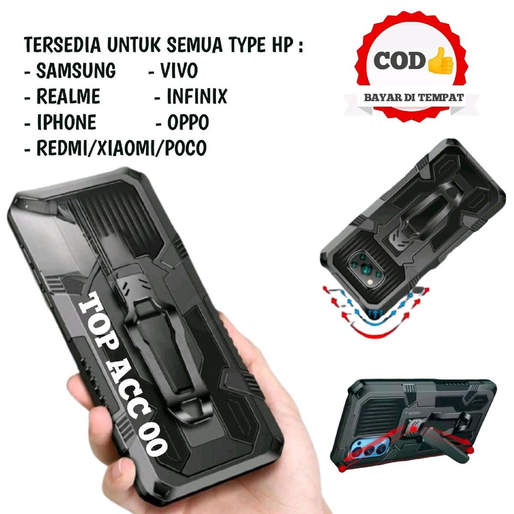 CASE ROBOT STANDING FOR HP REALME 5 REALME 5I REALME 5 PRO REALME 6 REALME 7 REALME 7I REALME 7 PRO 
